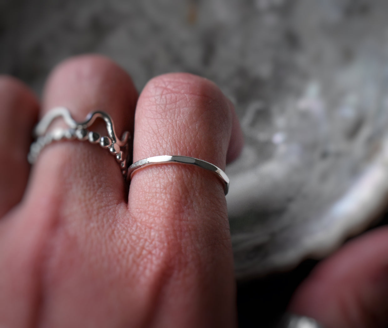 Ripple Stacker - Sterling Silver