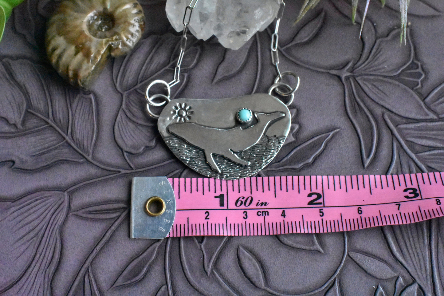 Migration Necklace - Sterling Silver and Tyrone Turquoise
