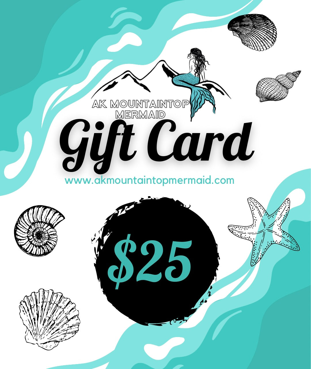 AK Mountaintop Mermaid Gift Card