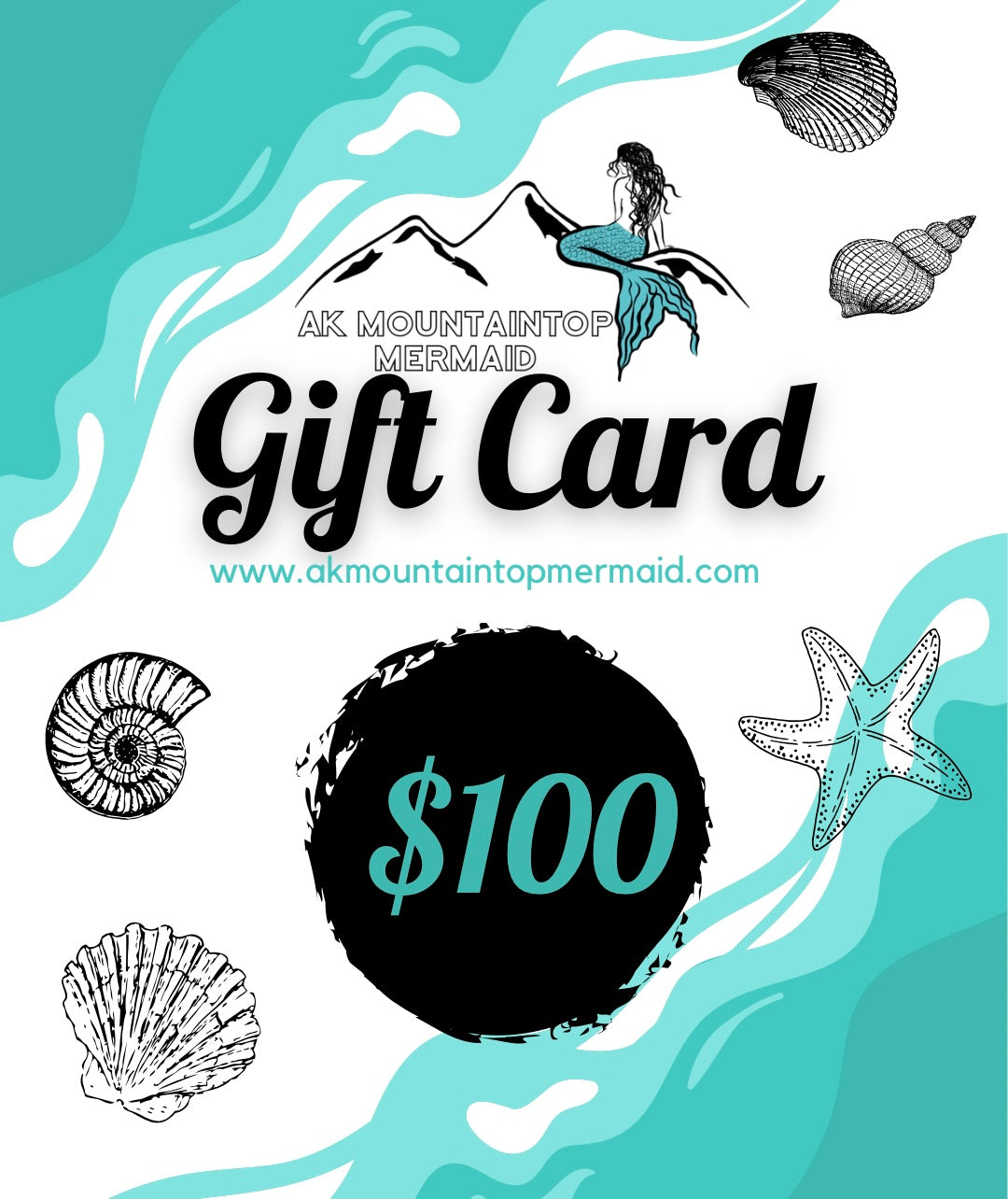 AK Mountaintop Mermaid Gift Card