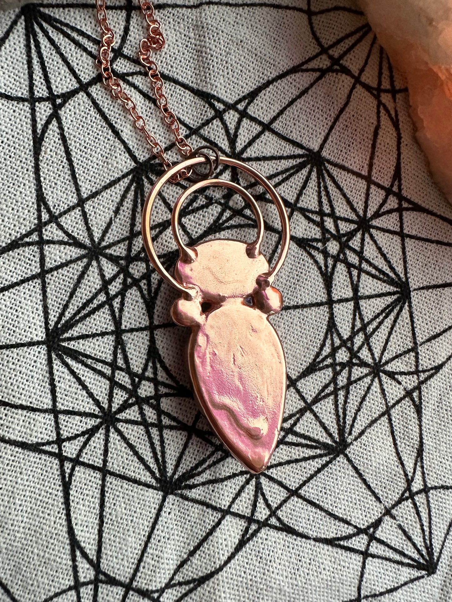Labradorite, Amethyst and Moonstone Necklace